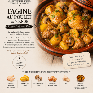 Tajine viande pomme de terre