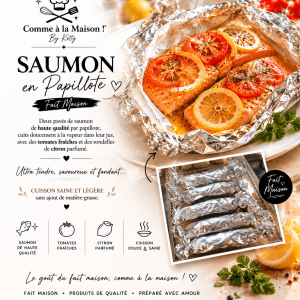 Saumon papillote x 2