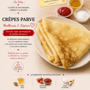 Crêpes parvé