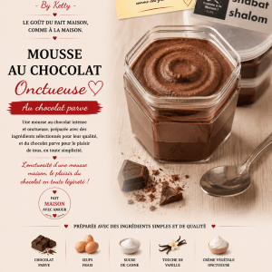 Mousse au chocolat maison onctueuse au chocolat parve – Comme à la Maison by Ketty