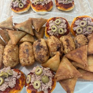 Plateaux 40 mini banatage pizza brick