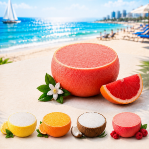 Pamplemousse Givré artisanal servi dans un véritable pamplemousse – Dessert glacé Comme à la Maison by Ketty